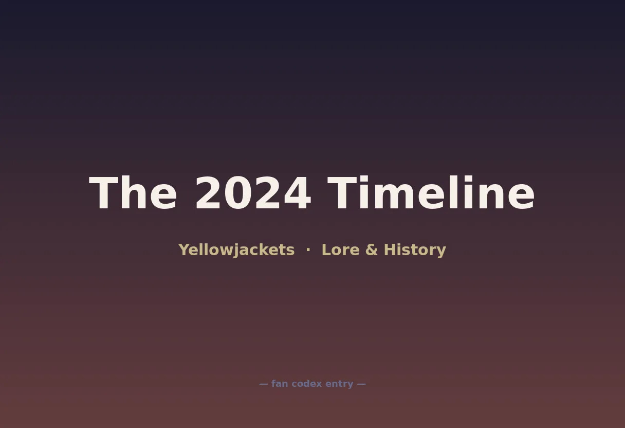 The 2024 Timeline