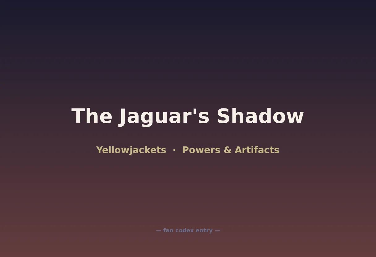 The Jaguar's Shadow